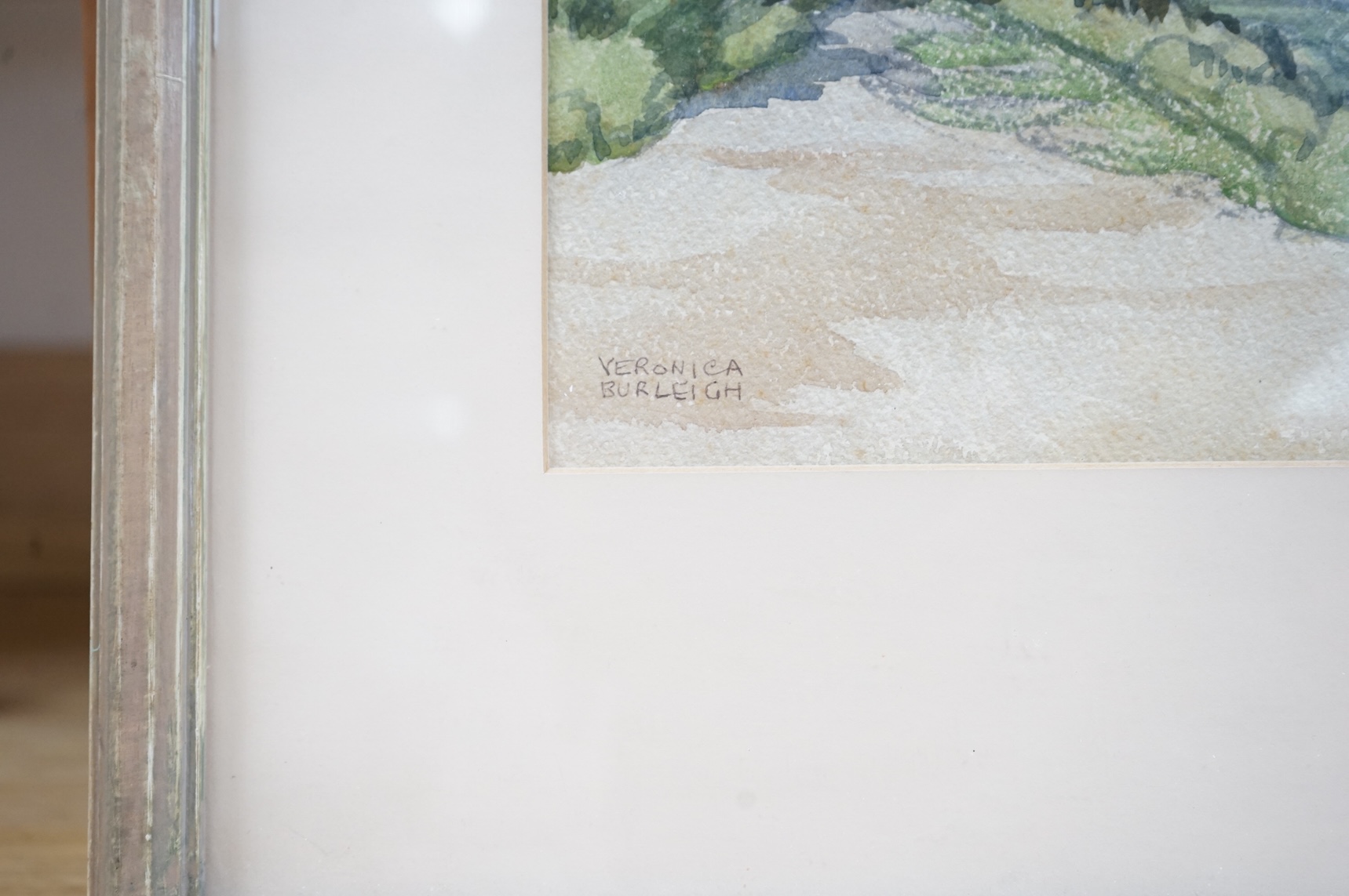 Veronica Burleigh, Clifton Bridge Bristol, signed, watercolour, 35 x 53cm